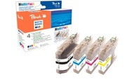 Peach Spar Pack Tintenpatronen kompatibel zu Brother LC-227XL, LC-225XL