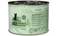 10 + 2 gratis! 12 x 200 g catz finefood - Huhn & Fasan