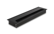 66858 Kabel-Organizer Tisch/Bank Cable grommet Schwarz 1 Stück(e)