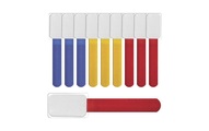 Label the Cable, Kabelhalter Label the Cable 2530 Blau, Gelb, Rot