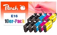 Peach 10er-Pack Tintenpatronen kompatibel zu Epson No. 16