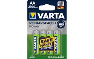 Varta, RECHARGE Power Mignon (AA) NiMH Akku mit 2100mAh - 2 Stück
