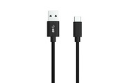 Ansmann Handy, Notebook Ladekabel [1x USB 3.0 Stecker A - 1x USB 3.0 Stecker C] 1.2 m Schwarz Aluminium-Stecker,
