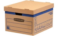 Fellowes Archivschachtel Smoothmove PrimeFastfold Braun