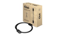 USB 3.1 Anschlusskabel [1x USB-C™ Stecker - 1x USB-C™ Stecker] 0.8 m Schwarz club3D CAC-1522