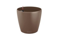 Lechuza - 4er-Set Blumenkästen mit Integriertem Bewässerungssystem Classico Color 28 - Dunkelbeige