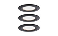 Paulmann 94473 LED-Einbauleuchte 3er Set 19.5 W Warmweiß Schwarz (matt)