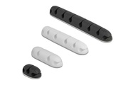 18402 Kabel-Organizer Tisch/Wand Kabelhalter Schwarz, Weiß 4 Stück(e)