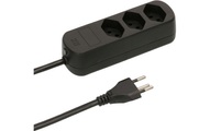 Max Hauri AG 160244 Steckdosen-Verteiler 1 Stück Schwarz CH-Stecker 1 St.