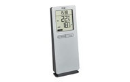TFA Dostmann Funk-Thermometer LOGOneo Funk-Thermometer digital Silber