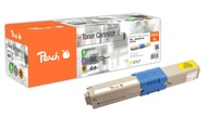 Peach Tonermodul gelb kompatibel zu OKI 46508709