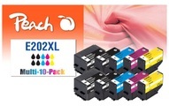 Peach 10er-Pack Tintenpatronen, kompatibel zu No. 202XL