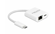 Adapter USB-C Stecker > Gigabit LAN RJ-45 + PD