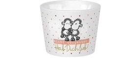 sheepworld, Sheepworld Eierbecher Hab dich lieb Weiss
