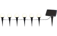 Solar LED Kugel Lichterkette, 6-teilig