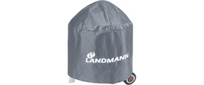 LANDMANN, LANDMANN - Abdeckhaube GRILL - Textil - grau