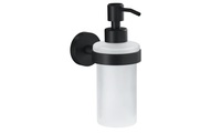 Tesa, tesa MOON BLACK 40565-00000-00 Seifenspender 200 ml Schwarz (matt), Glas satiniert