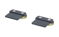 Max Hauri, Max Hauri Halterung mit Magnet, flach, CUBO, Anthrazit 2 Stück
