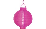 Best Season, LED-Solar-Lampion Jerrit in strahlendem Pink