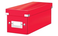 Leitz Archivschachtel WOW CD, metallic Rot