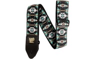 Ernie Ball Gitarrengurt Jacquard Southwestern Turqoise