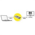 ROLINE GOLD Adapter USB Typ C - HDMI, BU/BU 8K