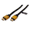 ROLINE GOLD HDMI High Speed Kabel, ST-ST, 1 m