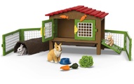 Schleich, Schleich Spielfigurenset Farm World Kaninchenstall