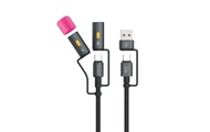 4smarts, 4smarts 4in1 USB-C Kabelset Explorer mit Lampe und Anzünder