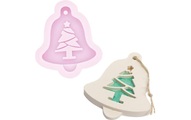 Jesmonite Aufhänger Silikonform Weihnachtsbaum