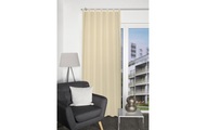 Stotz Decor AG Nachtvorhang mit Schlaufe Fjella 130 cm x 245 cm, Beige
