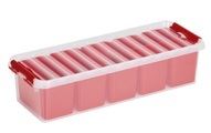 Sigma Home Aufbewahrungsbox Q-Line Rot, Volumen: 3.5 l