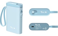 Peach Etikettendrucker blau platzsparend und kabellos überall Ordnung schaffen PE110-bl