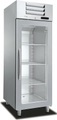 FORS Gastronomie-Gefrierschrank, Glastür, Edelstahl, GN 2/1 GFV 700 GES Edelstahl