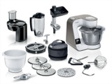 Bosch Serie 4, Küchenmaschine mit Waage, MUM 5, 1000 W, Weiß, Champagne, MUM5XL74, ID MUM5XL74