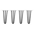 Tischbeine Hairpin schwarz 30 cm
