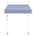 Ruby, Balkonmarkise 200 x 120 cm blau/weiss