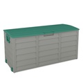 Kissenbox Gartenbox grün / grau