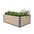 Paletten, Faltrahmen für Hochbeet 2er Set 120 x 80 cm
