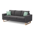Sofa RONNY 3-Sitzer anthrazit