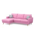 Ecksofa MANDY links pink