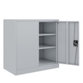 R - Aktenschrank, Aktenschrank mit 3 Böden grau