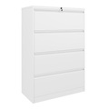 R - Aktenschrank, Aktenschrank mit 4 Schubladen weiss