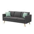 Sofa BLAIR 3-Sitzer anthrazit