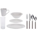 Geschirr-Set 36-teilig mit Besteck