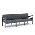 Lounge SAMBIA 3-teilig anthrazit