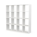 Raumteiler Bücherregal NIMA 16 Fach weiss