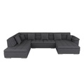 Ecksofa ARIA rechts anthrazit