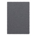 Hochflor Teppich 80 x 150 cm grau