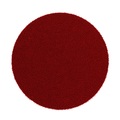 Hochflor Teppich rund 120 cm rot